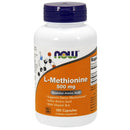 Now Foods L-Methionine 500mg 100 Capsules Vitamins & Minerals Now Foods 