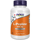 Now Foods L-Proline 500mg 120 Veg Capsules Amino Acids Now Foods 