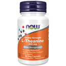 Now Foods L-Theanine 200mg 60 Veg Capsules Specialty Health Products Now Foods 
