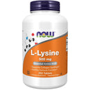 Now Foods Lysine 500mg 250 Tablets Vitamins & Minerals Now Foods 