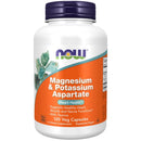 Now Foods Magnesium & Potassium Aspartate 120 Veg Capsules Vitamins & Minerals Now Foods 