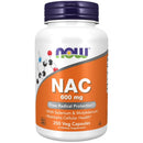 Now Foods NAC 600mg 250 Veg Capsules Amino Acids Now Foods 
