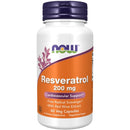 Now Foods Resveratrol 200mg 60 Veg Capsules Vitamins & Minerals Now Foods 