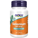 Now Foods Selenium 100mcg 100 Tablets Vitamins & Minerals Now Foods 