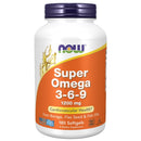 Now Foods Super Omega 3-6-9 1200mg 180 Softgels Vitamins & Minerals Now Foods 