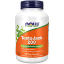 Now Foods TestoJack 200 Extra Strength 120 Veg Capsules With Tongkat Ali Vitamins & Minerals Now Foods 