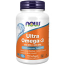 Now Foods Ultra Omega-3 Fish Oil 90 Softgels Vitamins & Minerals Now Foods 