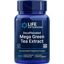 Life Extension Decaffeinated Mega Green Tea Extract 100 Veg Caps Herbs Life Extension 