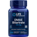 Life Extension DMAE Bitartrate 150mg 200 Veg Caps Vitamins & Minerals Life Extension 