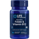 Life Extension Folate & Vitamin B12 90 Veg Caps Vitamins & Minerals Life Extension 
