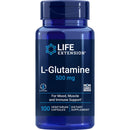 Life Extension L-Glutamine 500mg 100 Veg Caps Amino Acids Life Extension 