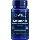 Life Extension Melatonin 6-Hour Timed Release 300mcg 100 Veg Tablets Vitamins & Minerals Life Extension 