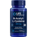 Life Extension N-Acetyl L-Cysteine 600mg 60 Veg Caps Vitamins & Minerals Life Extension 