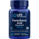 Life Extension Pantothenic Acid (Vitamin B-5) 500mg 100 Veg Caps Vitamins & Minerals Life Extension 