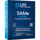 Life Extension SAMe S-Adenosyl-Methionine 400mg 30 Enteric Coated Tabs Vitamins & Minerals Life Extension 