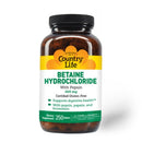 Country Life Betaine HCL 600mg 250 Tablets Digestive Health Country Life 