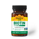 Country Life Biotin 1000mcg 100 Tablets Vitamins & Minerals Country Life 