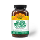 Country Life Calcium Magnesium Potassium 180 Tablets Vitamins & Minerals Country Life 