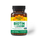 Country Life High Potency Biotin 5mg 120 Capsules Vitamins & Minerals Country Life 