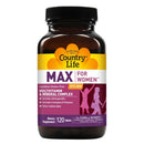 Country Life Max For Women Iron Free 120 Veg Caps Multi Vitamins Country Life 