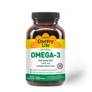 Country Life Omega-3 Fish Oil 1000mg 100 Softgels Essential Fatty Acids Oils Country Life 