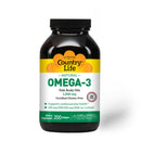Country Life Omega-3 Fish Oil 1000mg 200 Softgels Essential Fatty Acids & - Oils Country Life 