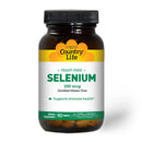 Country Life Selenium Yeast Free 100mcg 90 Tablets Vitamins & Minerals Country Life 