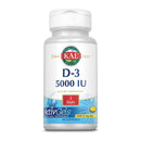 Kal D-3 125mcg (5,000IU) 90 Softgels Vitamins & Minerals Kal 