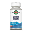 Kal Lithium Orotate 5mg 60 Veg Caps Specialty Health Products Kal 