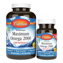 Carlson Maximum Omega 2000 90 + 30 Softgels Essential Fatty Acids & - Oils Carlson 