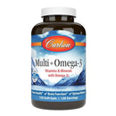 Carlson Multi + Omega-3 120 Softgels Essential Fatty Acids & - Oils Carlson 