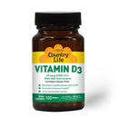 Country Life Vitamin D3 1000IU 100 Softgels Vitamins & Minerals Country Life 