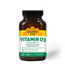 Country Life Vitamin D3 1000IU 200 Softgels Vitamins & Minerals Country Life 