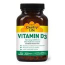 Country Life Vitamin D3 2500IU 200 Softgels Vitamins & Minerals Country Life 