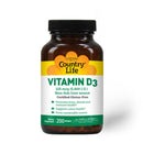 Country Life Vitamin D3 5000IU 200 Softgels Vitamins & Minerals Country Life 
