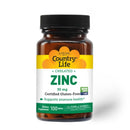 Country Life Zinc Chelated 50mg 100 Tablets Vitamins & Minerals Country Life 