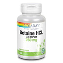 Solaray Betaine HCL with Pepsin 250mg 180 VegCaps Digestive Health Solaray 