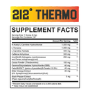 Axe & Sledge 212 Thermo 30 Servings Fat Burner AXE & SLEDGE 