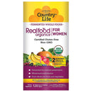 Country Life Realfood Organics Women's Daily Nutrition 120T Multi Vitamins Country Life  (1381431902231)
