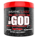 Insane Labz I am God 25 Servings Sports Performance Recovery Insane Labz Fruit Punch  (1569143750679)