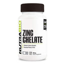 NutraBio Zinc Chelate 30mg 120VC Vitamins & Minerals NutraBio  (4399771254807)