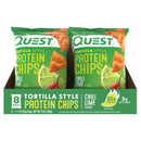Quest Protein Tortilla Chips 8/Box Food & Snacks Quest Nutrition Chili Lime  (576081559585)