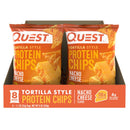 Quest Protein Tortilla Chips 8/Box Food & Snacks Quest Nutrition Nacho Cheese  (576081559585)