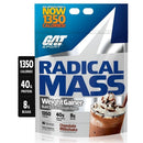 GAT Radical Mass 12Lbs Protein Powders GAT Chocolate Milkshake  (3932524642327)