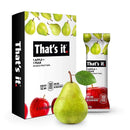 That's It Nutrition That's It Bar 12/BOX Food & Snacks That's It Nutrition APPLE + PEAR  (1481400877079)